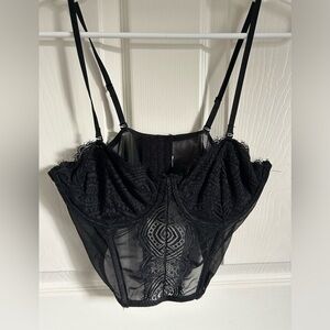 Cute lace going out top